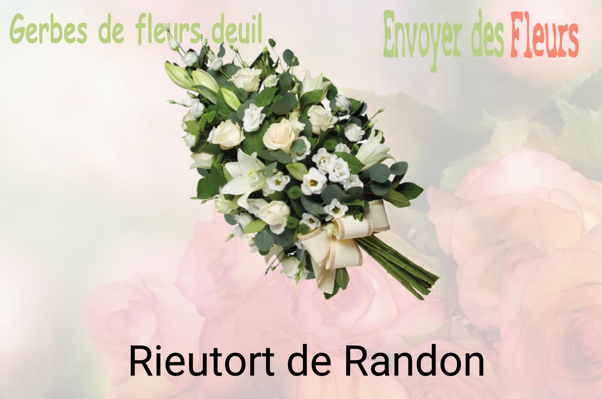 Gerbe de fleurs de deuil livrée à Rieutort-de-Randon